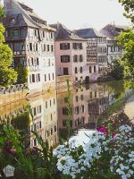The historical center of Strasbourg is beautiful; half-timbered houses, canals and medieval bridges in Petite France, and the outstanding Cathedral of Our Lady. | FinnsAway Travel Blog