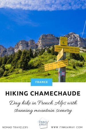 Hiking in French Alps: Chamechaude mountain