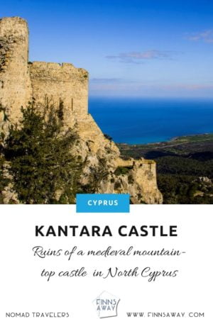 Kantara Castle is one of three medieval castles on Kyrenia Mountains, North Cyprus. Castle ruins are located on a mountain top, and come with amazing views. | FinnsAway Travel Blog
