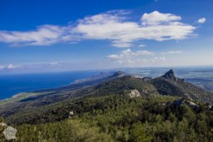Kantara Castle is one of three medieval castles on Kyrenia Mountains, North Cyprus. Castle ruins are located on a mountain top, and come with amazing views. | FinnsAway Travel Blog