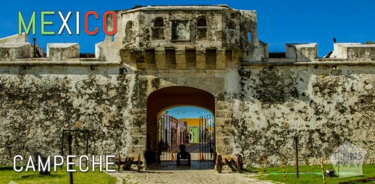 Campeche is famous for a walled historical center with beautiful colonial architecture | FinnsAway Travel Blog