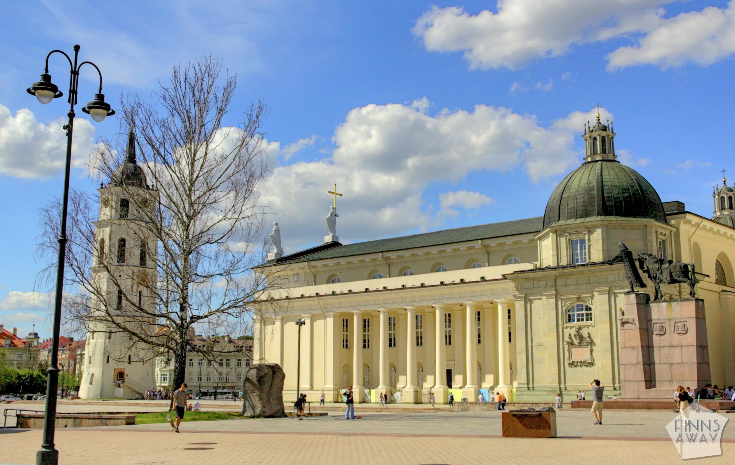 The Cathedral Square of Vilnius, Lithuania | FinnsAway Travel Blog