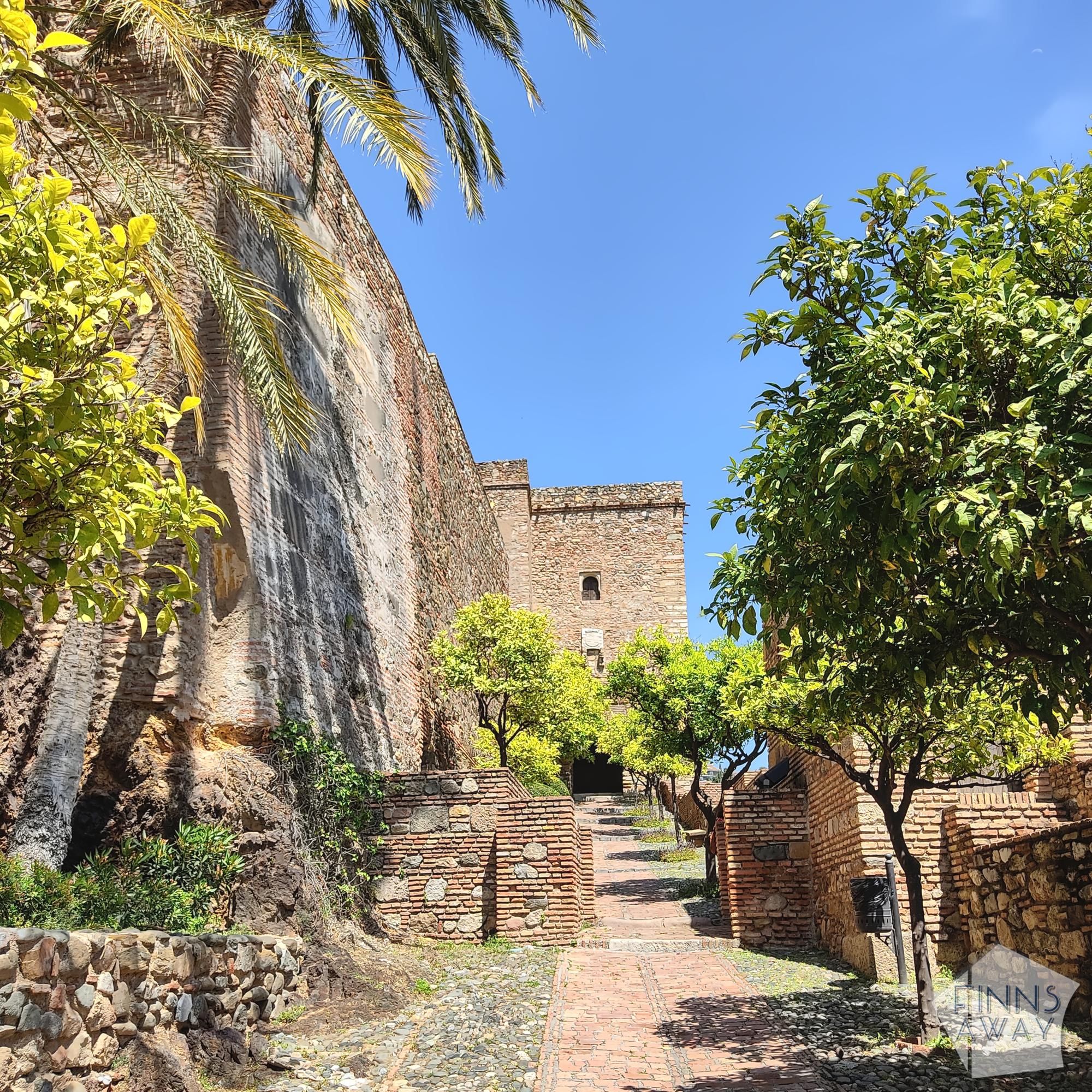 Alcazaba walls | Charming Malaga in Andalusia, Spain | FinnsAway Travel Blog