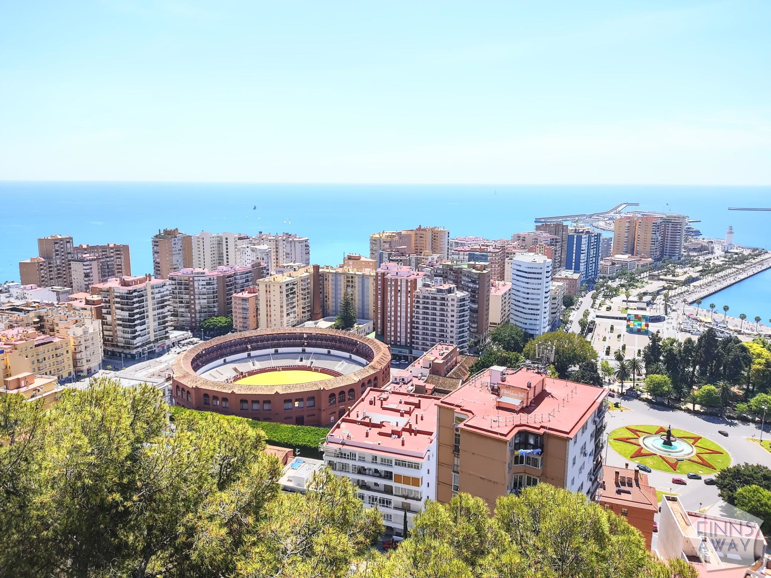 Malaga bullring and La Malagueta quarters | Charming Malaga in Andalusia, Spain | FinnsAway Travel Blog