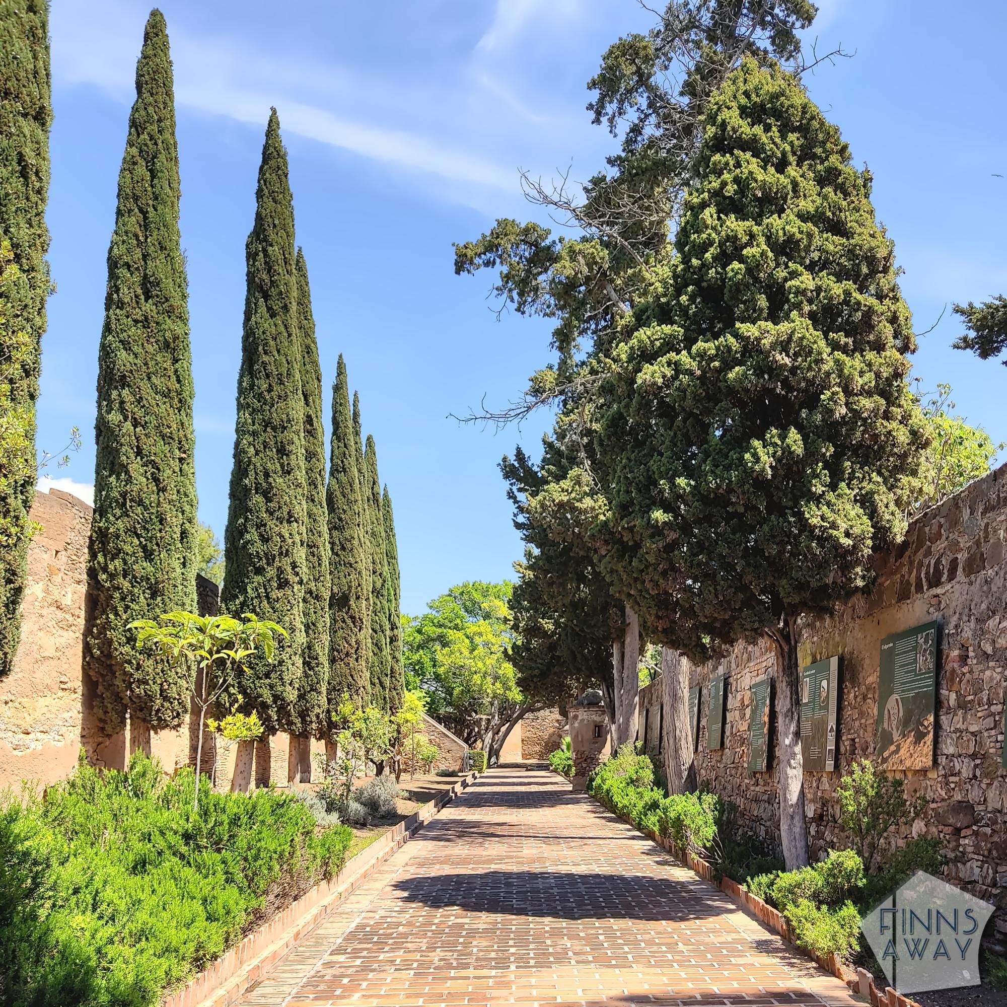 In Gibralfaro fortress | Charming Malaga in Andalusia, Spain | FinnsAway Travel Blog