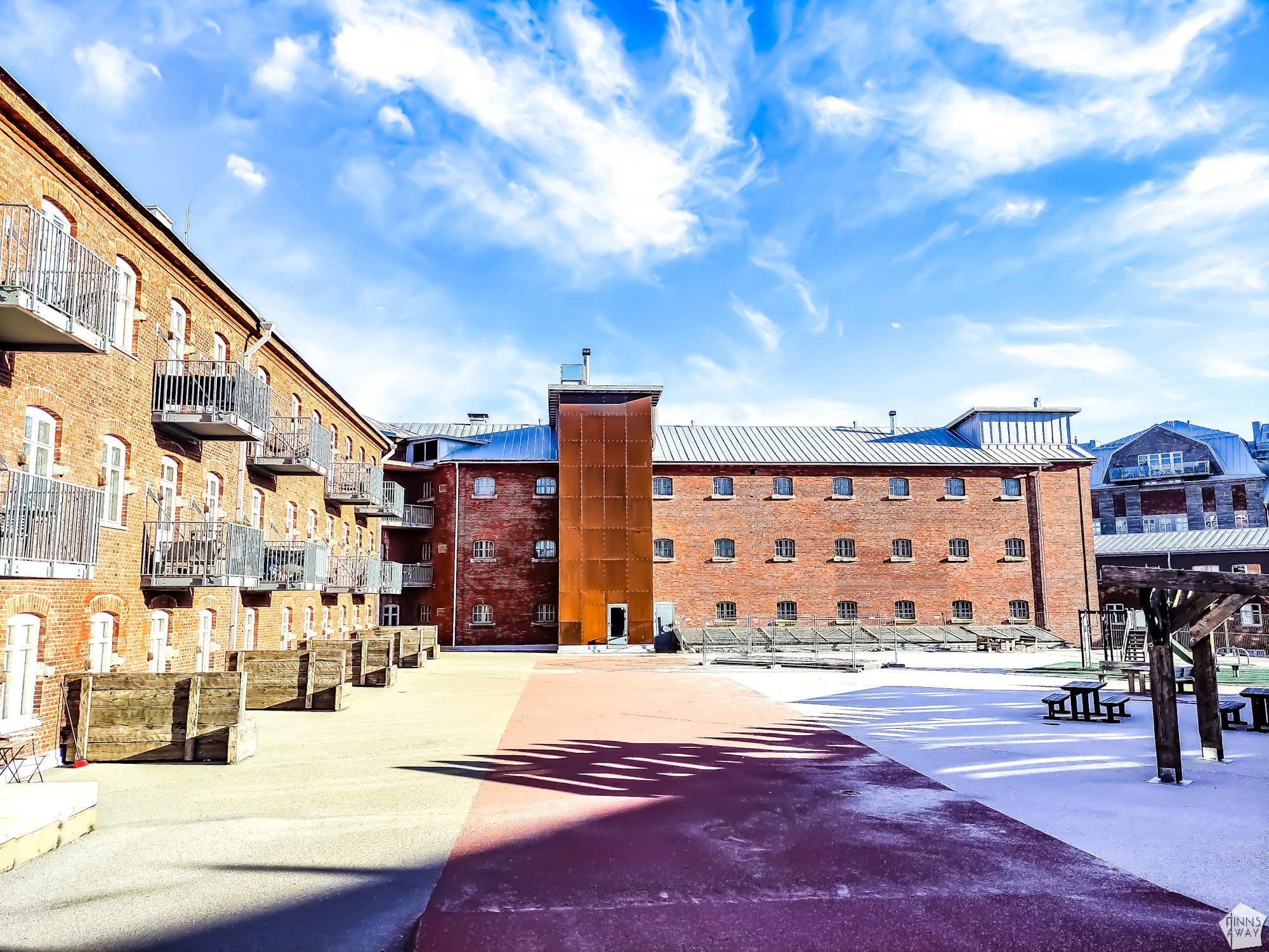 Kakolanmäki is nowadays a trendy neighborhood | Hotel Kakola in a former prison in Turku, Finland | FinnsAway travel blog