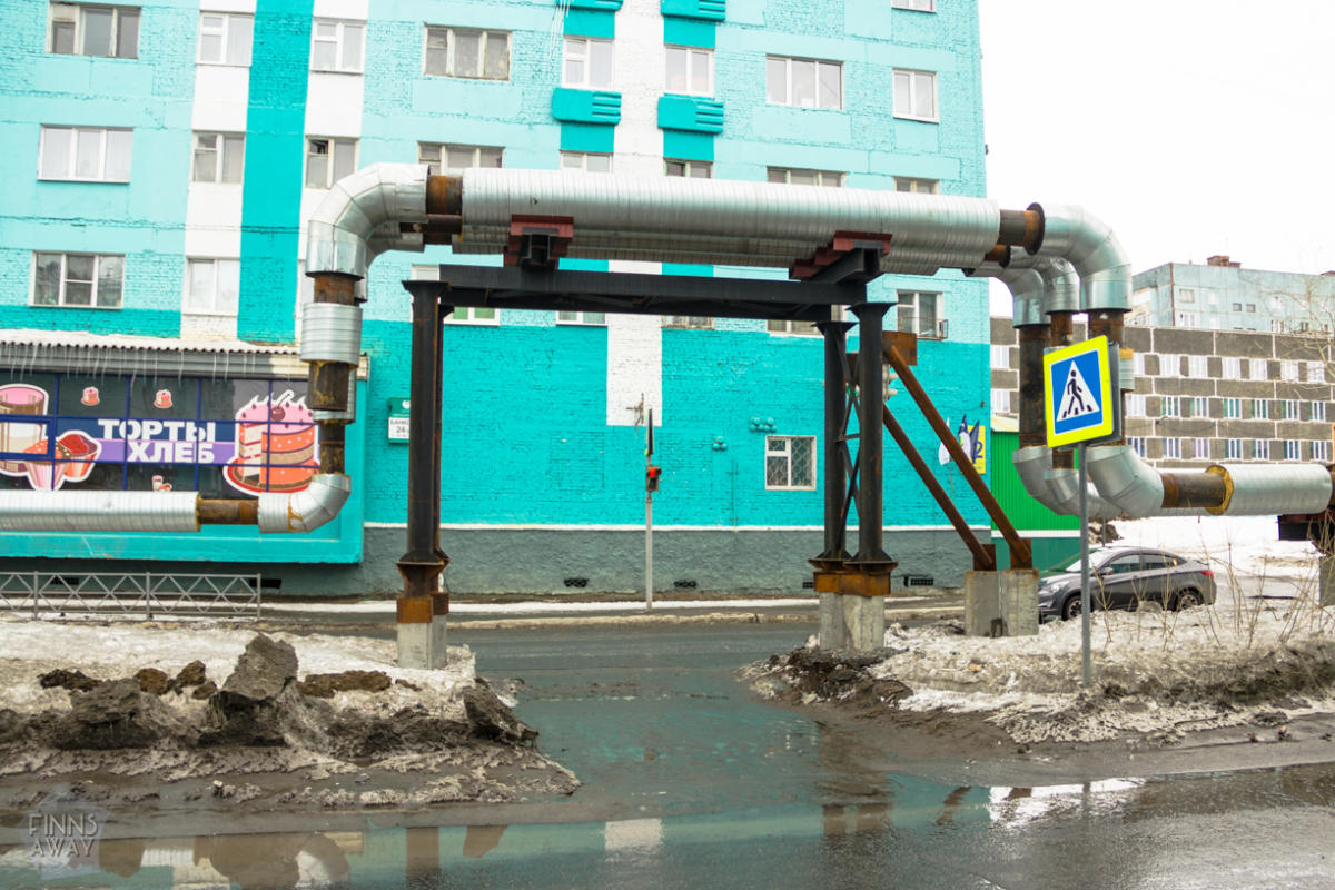 Dudinka - a city built on permafrost Dudinka - a city built on permafrost